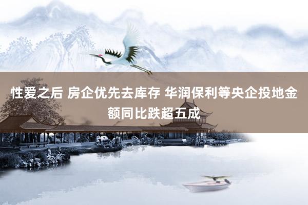 性爱之后 房企优先去库存 华润保利等央企投地金额同比跌超五成